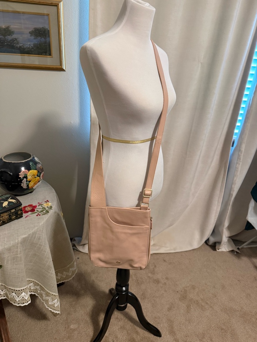 Radley London Pretty in Pink Leather Crossbody Bag